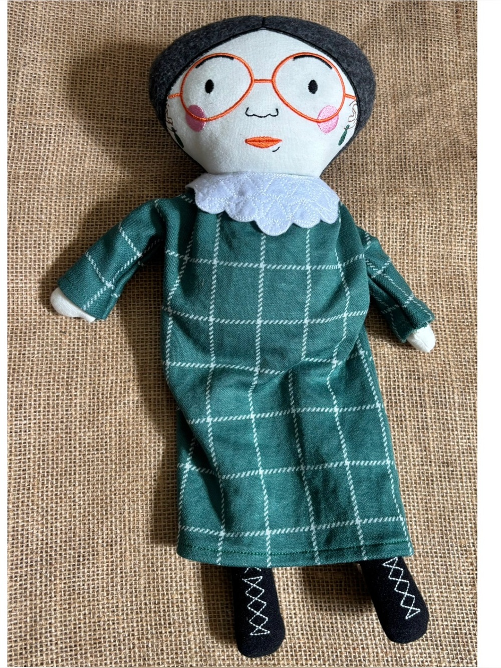 Piccolina Ruth Bader Ginsburg Trailblazer Plush Doll Stuffed Toy Female Icon